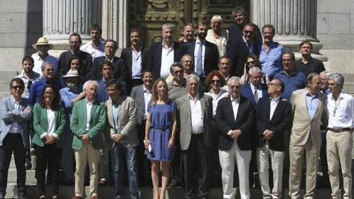 Firmantes del manifiesto pidiendo mano dura contra el nacionalismo catalán