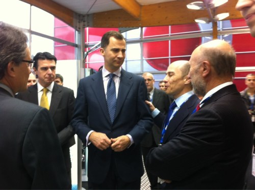 Felipe VI con Jenaro García