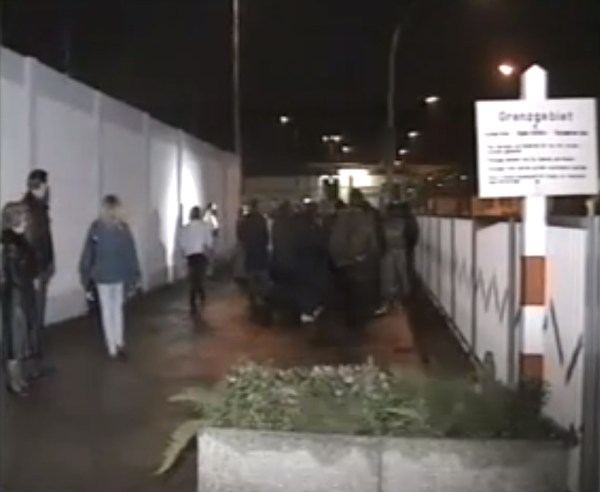 Puente de Bornholmer. 1989. Aquí se abrió el Muro de Berlín