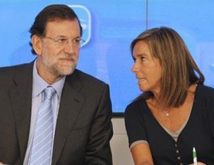 Mariano Rajoy y Ana Mato, ex ministra de Sanidad