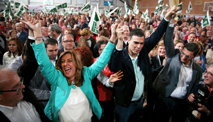 Campaña electoral para las elecciones andaluzas