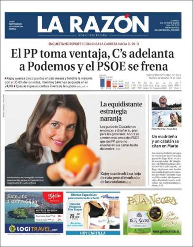 Partida doble: las encuestas de apoyo de Marhuenda y la manzana naranja.